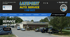 Desktop Screenshot of lakepointautoservice.com